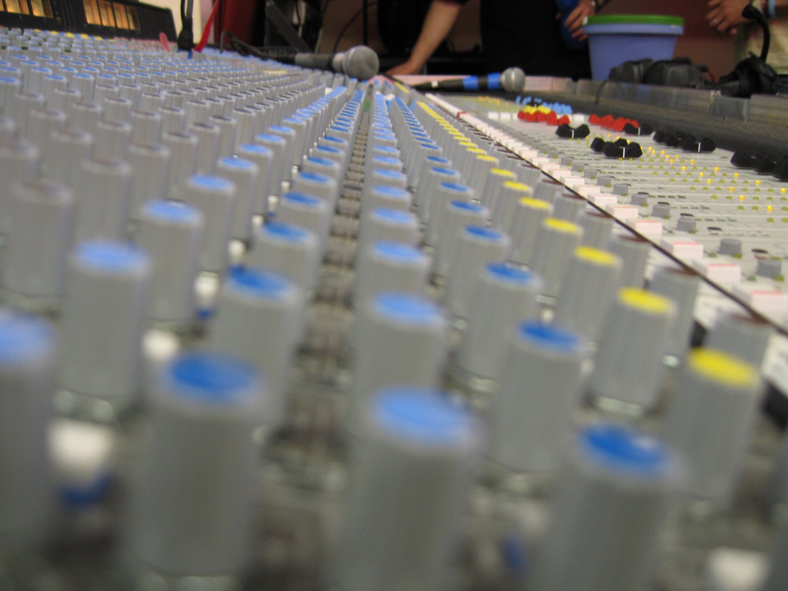 IMG_1362 Audio mixing console used in volunteer technical training